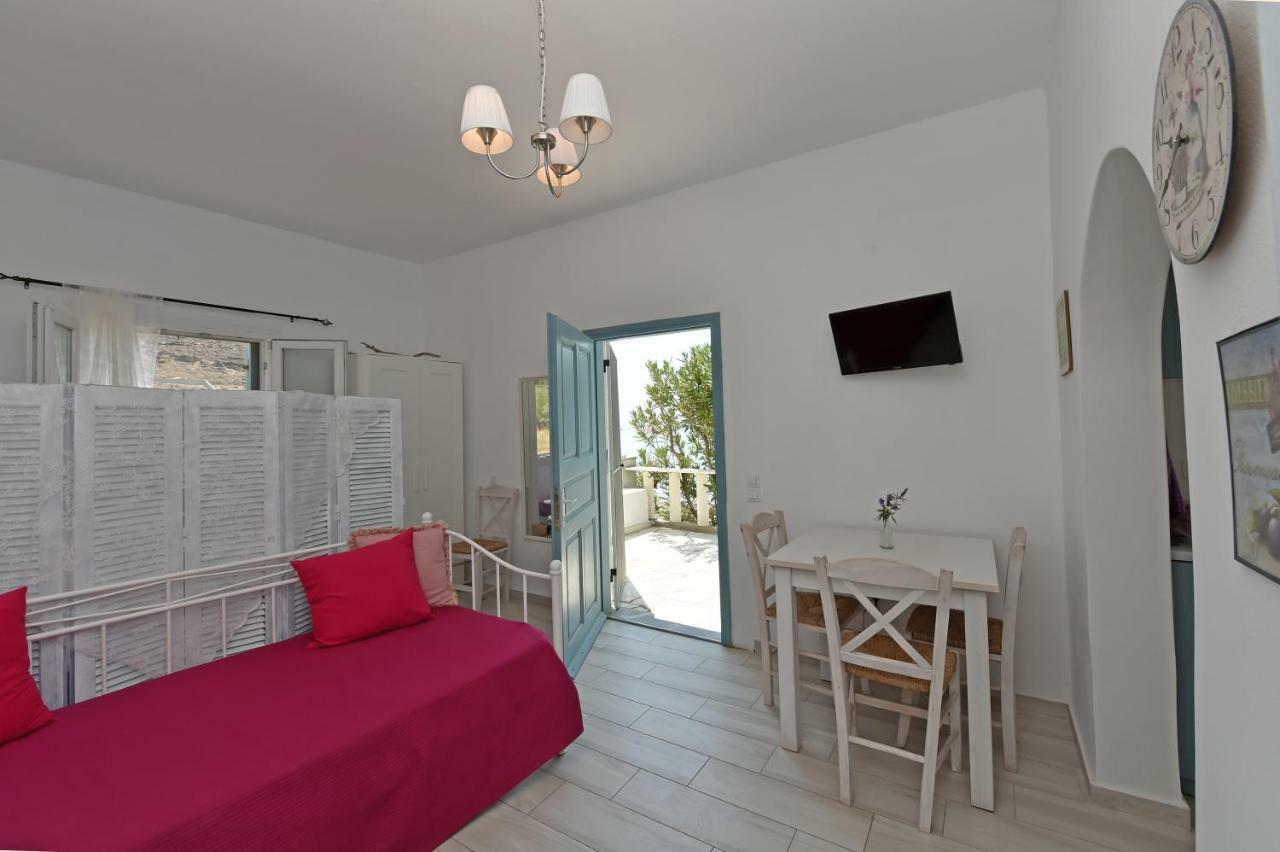 "Sea Front" Rose'S House Villa Kardhianí Buitenkant foto